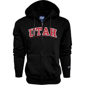 Blue 84 Men's Twill Applique Team Color Full Zip Hoodie