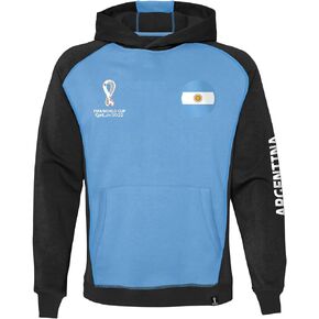 Outerstuff Unisex Youth FIFA World Cup Contrast Raglan Tech Fleece Hoodie