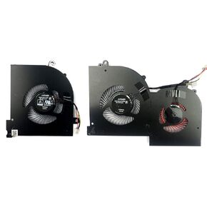 CPU Gpu Cooling Fan Pair Fans Replacement for MSI GS65VR GS65 Laptop MS-16Q2 16Q2-CPU-CW 16Q2-GPU-CW Series