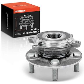 A-Premium Front Wheel Bearing and Hub Assembly with 5-Lug Compatible with Mazda 3 2014-2018, 3 Sport 2014-2018, CX-3 2016-2021, Replace # 513354