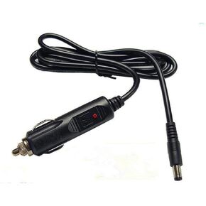 DC 5.5mmx2.1mm Male to 12V 24V Car Cigarette Lighter Male 18AWG Cable DC Charger Extension Power Adapter Cable for Car Truck Bus 4.9Ft