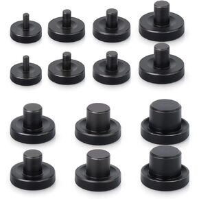 14 Pcs Steel Adapters for Double Flare Tool, Fit for 3/16" 1/4" 5/16" 3/8" 7/16" 1/2" 5/8" OD Tubing Expander