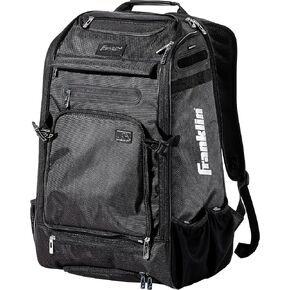 Franklin Sports Baseball + Softball Backpacks - MLB + USA Softball Equipment Bags for Baseball + Fastpitch Softball - Youth + Adult Batpacks for Bats, Gloves, Helmets, Cleats + More - Multiple Colors