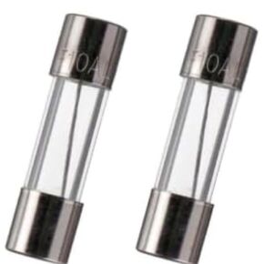 MINO 10A 6x30mm Fast-Blow Glass Fuses (2 Pack) for ATV Dirt Bike Go Kart Scooter Motorcycle Moped Quad 50cc 70cc 90cc 110cc 125cc 150cc 200cc 250cc 10 Amp TAOTAO Coolster Baja SSR SUNL