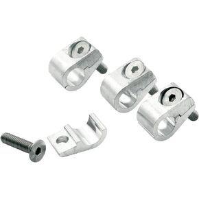 Allstar Performance Allstar ALL18321 1/4" I.D Aluminum Clamp-On Style Universal Line Clamp, (Pack of 4)