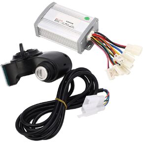 Brush Motor Controller, Bike Controller Kit 36V 800W Throttle Display Easy Installation Sensitive Control Safe for Conversion