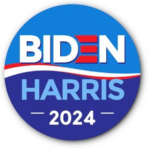 ملصق بايدن هاريس 2024 | ادعم الرئيس جو ونائب الرئيس كامالا في عام 2024 لإعادة البناء بشكل أفضل باستخدام ملصق الفينيل هذا لجهاز الكمبيوتر المحمول أو مصد السيارة أو القارورة المائية (4 × 4 بوصة) in Kuwait