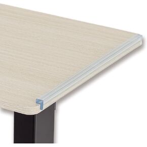 Furniture Edge Bumper Asuka Desk Fall Prevention Bar, Right Angle Type, Pack of 6 SF02 Desk Fall Guard, Soft Material