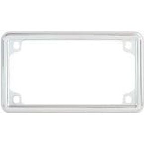 Bell Automotive 22-1-46327-8 Chrome Motorcycle License Plate Frame