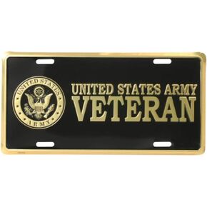 US Army Veteran License Plate