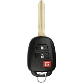 KeylessOption Keyless Entry Remote Fob Uncut Car Key for 2014-2019 Toyota Rav4 Prius C HYQ12BDM