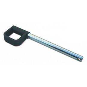 Pin, Tensile - 3/8 Diameter | 5-1/2" Locking Space |Black Ring Knob| | Universal Fitness Equipment Weight Stack Replacement SELECTOR Key