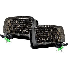 Rhino LED Smoke lens tail brake stop aftermarket light to fit Rhino UTV 450 660 700 sxs 4x4
