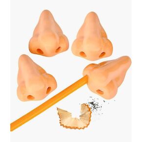 Funiverse Bulk 50 Pack Nose Shaped Pencil Sharpeners