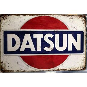 أميليا شارب معدن القصدير علامات خمر داتسون الجدار الديكور المطبخ المنزل المرآب بار الرجعية الفن تسجيل 12 "X 8" in Kuwait