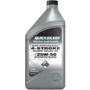 زيت المحرك البحري Quicksilver 25W-50 عالي الأداء