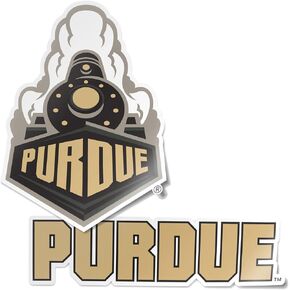 Purdue University Boilermakers Sticker Vinyl Decal Laptop Water Bottle Car Scrapbook (4 Inch Set V1)
