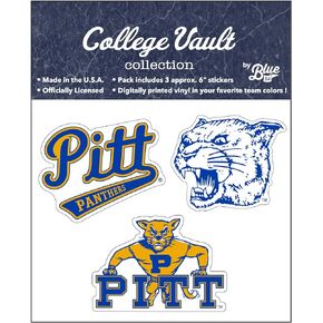 NCAA 6" College Vault Vinyl Sticker 3-Pack