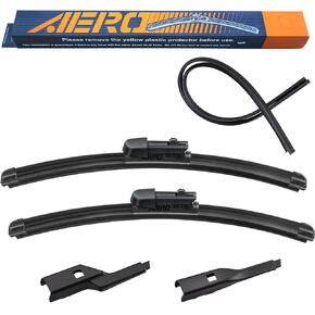AERO Avenger 26"+18" Premium Windshield Wiper Blades OEM Replacement for Volkswagen Golf e-Golf GTI 2021-2015 & Taos 2023-2021 (Set of 2)