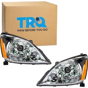 TRQ Headlight Set Fits 2003-2009 Lexus GX470