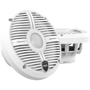 wet sounds | Recon 6 XW-W | High Output Component Style 6.5" Marine Coaxial Speakers with White Grille