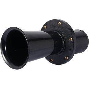 12V 110DB Horn Kit With Button, Keenso 490Hz Car Trumpet Klaxon Loud Alarm Horn Antique Vintage Classic Type AHHOOOGAH AHOOGA OOGA for Vehicle Boat Auto Car Truck (Black)