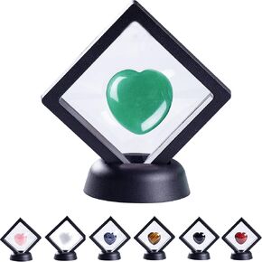 حجر السج الأسود على شكل قلب منتفخ الحب حجر النخيل الطبيعي شقرا بلورات استشفاء جيب القلق حجر للتأمل والديكور in Kuwait