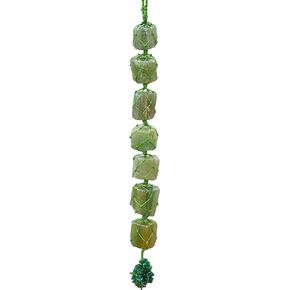 PYOR Carnelian Crystal Tumbled Wall Hanger Chakra Balancing Gemstone Tassel Hanging Ornament Window/wall/car hangings Reiki Aura Cleansing Good Luck Charm Chakras Stones Natural Home Decor