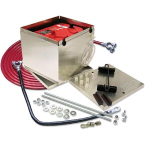 TAYLOR CABLE Taylor (48201 200 Series Aluminum Battery Box with 2-GA Cable