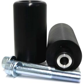 Shogun Yamaha FZ8 FZ 8 2011 2012 2013 Black No Cut Frame Sliders - 750-6389 - MADE IN THE USA