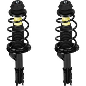 Front Strut Shock Assembly w/Coil Spring for Toyota Yaris 2006-2012, Replace 272288 272289, Left & Right, 2PCS