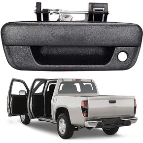 RDBS Tailgate Door Handle Latch with Keyhole Replacement for 2004-2012 Chevrolet Colorado and GMC Canyon