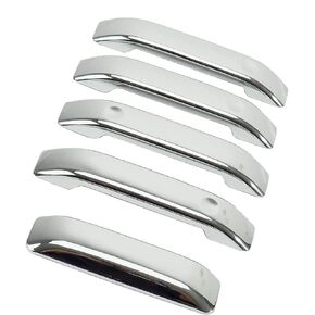 5 PCS Chrome Door Handle Lever Cover Tailgate Handle Cover Kit Fit for 2004-2014 Ford F150 4 Doors Chrome Accessories