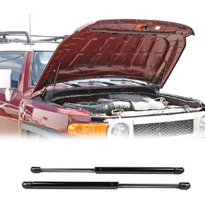 LLKUANG Car Front Hood Lift Supports Kit Fit for Toyota FJ Cruiser 2007 2008 2009 2010 Assist Hydraulic Rod Gas Charged Strut Shocks Lifting Bracket Car Accessories-Pair
