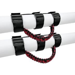 مقابض لفة بار انتزاع، مقابض باراكورد انتزاع لجيب رانجلر yj tj jk jku jl jlu، مقابض قبضة دائمة، لفة القضبان انتزاع اليد لجيب، الأسود والزيتون in Kuwait