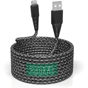 USB C to USB C Cable 20Ft, 240W Fast Charging, 20Gbps Data, 4K 60Hz Video in Kuwait