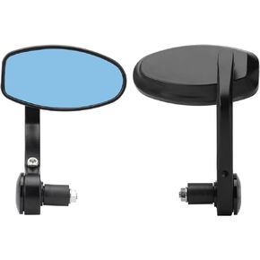 Motorcycle Rear view Mirror 8mm 10mm Side Mirrors 360 Degree Black Universal Replacement for Harley Softail Dyna Sportster Road King Electra Glide Street Bike Scooter Chopper Cruiser