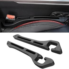 Car Seat Gap Filler 2 Pack, Soft Multifunctional Gap Filler for Car Seat Gap Filler Organizer, Universal Car Gap Seat Filler Fits Car Truck SUV to Fill The Gap Between Seat and Console
