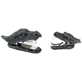 Pacific Giftware Novelty Guardian Dragon Stapler and Stapler Remover Office Desktop Stationery Set