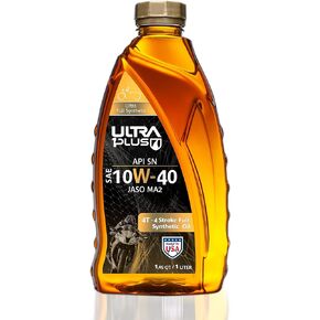 زيت محرك Ultra1Plus SAE 10W-40 اصطناعي بالكامل 4T، API SN، JASO MA2 in Kuwait