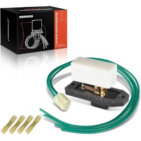 A-Premium Heater HVAC Blower Motor Resistor Kit with Harness Compatible with 1994-2002 Dodge Ram 1500, Ram 2500, Ram 3500 & 1993-1999 Jeep Grand Cherokee - Replace# 68004241AA, 973-020