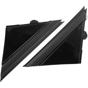 X AUTOHAUX 1 Pair Car Gloss Black Door Mirror Flag Cover for Fiat 500 2012-2019 High Gloss Trim 1SH17KX7AA 1SH16KXAA Left Driver Right Passenger Side Door Rearview Mirror Flag Cover