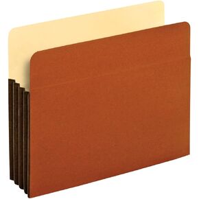 Pendaflex Globe-Weis/Pendaflex Tyvek جيوب مبرد مقاس 3.5 بوصة مقاس حرف توسيع 10 قطع، بني (63264)