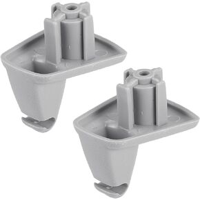X AUTOHAUX Gray Sun Visor Retainer Staples for Chrysler 300 for Dodge Charger Magnum 1EJ51BD1AA 1ET511W1AA 2 Pcs