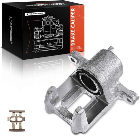 مجموعة فرجار قرص الفرامل A-Premium بدون دعامة متوافقة مع موديلات مختارة من Acura وHonda وIsuzu - CR-V 2002-2004، Odyssey 1995-1998، Legend 1991-1995، RL 1996-1998، Oasis - السائق الخلفي in Kuwait