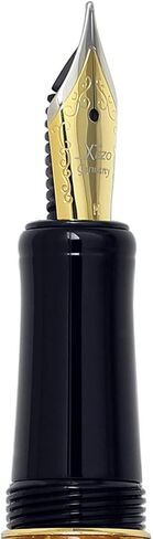 Xezo Phantom Fountain Pen, Medium Nib. Autumn Brown Enamel with 18 Karat Gold Plating. Hand-Enameled, Limited Edition, Serialized. No Two Alike in Kuwait
