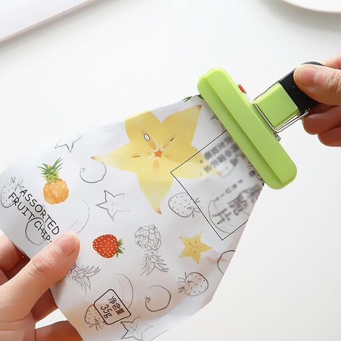 12 قطعة من مشابك الرقائق، مشابك لحقيبة الرقائق، مشابك إغلاق للمطبخ لتخزين الطعام والوجبات الخفيفة، ومشابك لإغلاق أكياس الطعام، مثالية لحفلات السفر المنزلية (حجمين و3 ألوان) in Kuwait