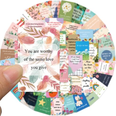 52 ملصقًا ملهمًا للأطفال والمراهقين والبالغين وصندوق الغداء وملصقات نصية ملهمة للكمبيوتر والهاتف والجيتار ولوح التزلج وزجاجة المياه وخوذة سجل القصاصات وملصقات الفينيل المقاومة للماء in Kuwait