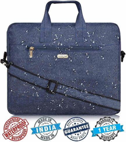 Laptop Bag,12 inch Shoulder Bag, Laptop Tote Work Bags,Vintage Linen Computer Bag Messenger Bag in Saudi Arabia