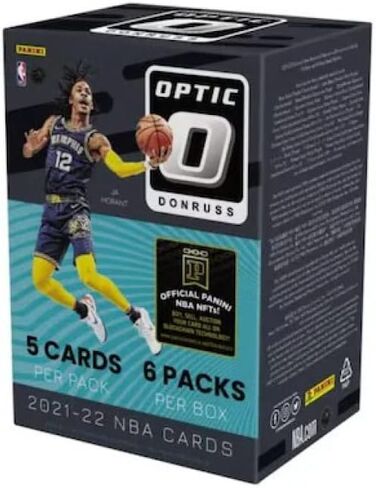 2021/22 Panini Optic Donruss NBA Basketball Factory Sealed Blaster Box - 6 Packs - 30 Total Trading Cards in Saudi Arabia